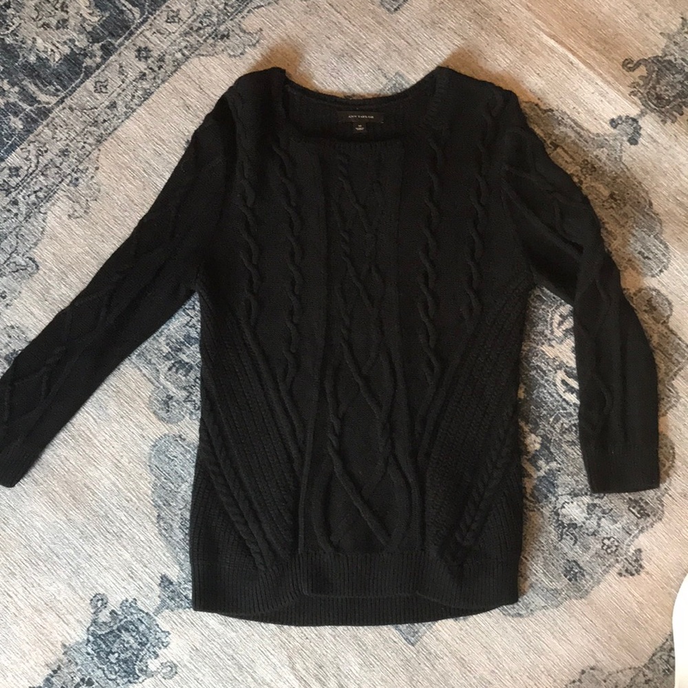 Black Ann Taylor Sweater
